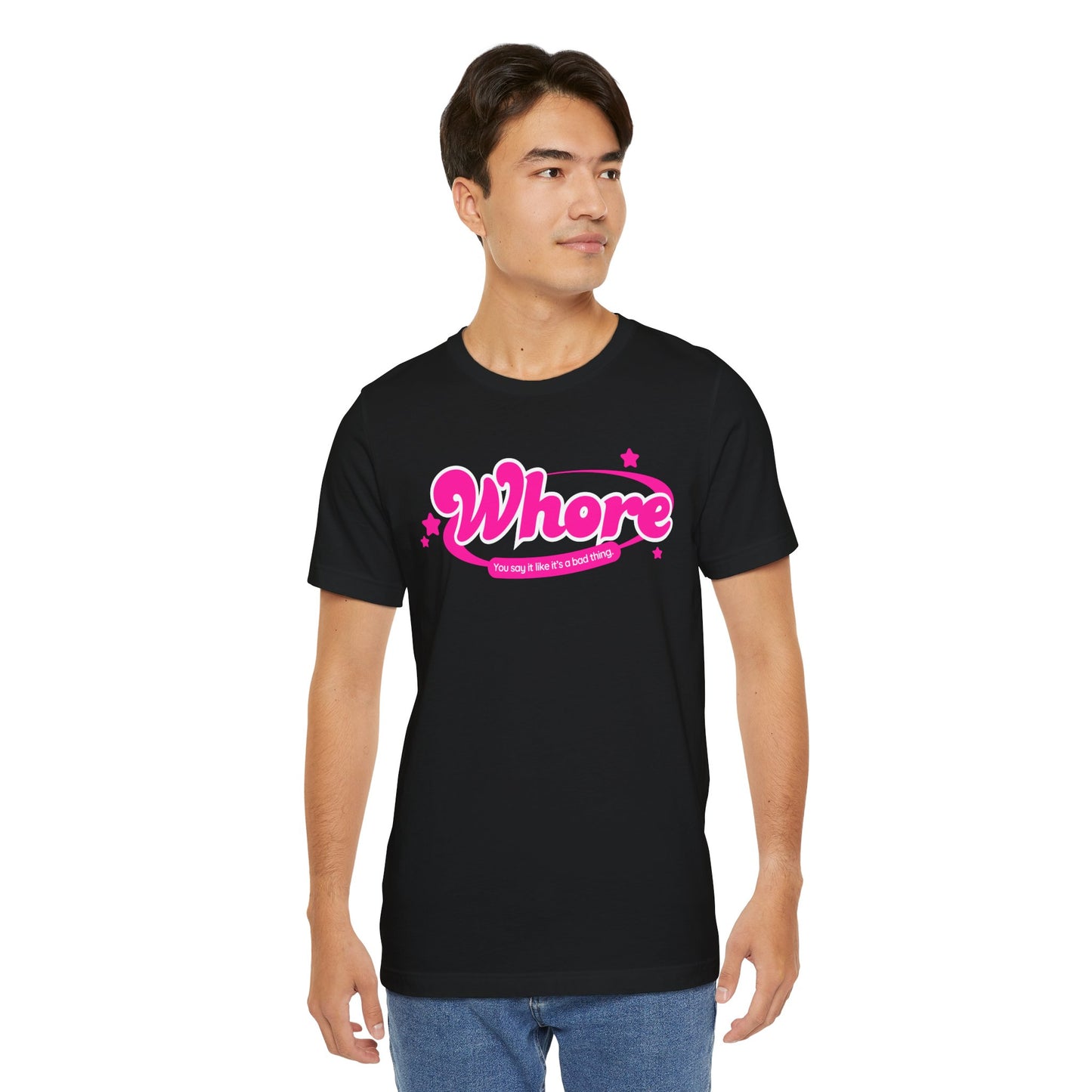 Funny Graphic Tee - "Whore" Statement Shirt for Bold Style