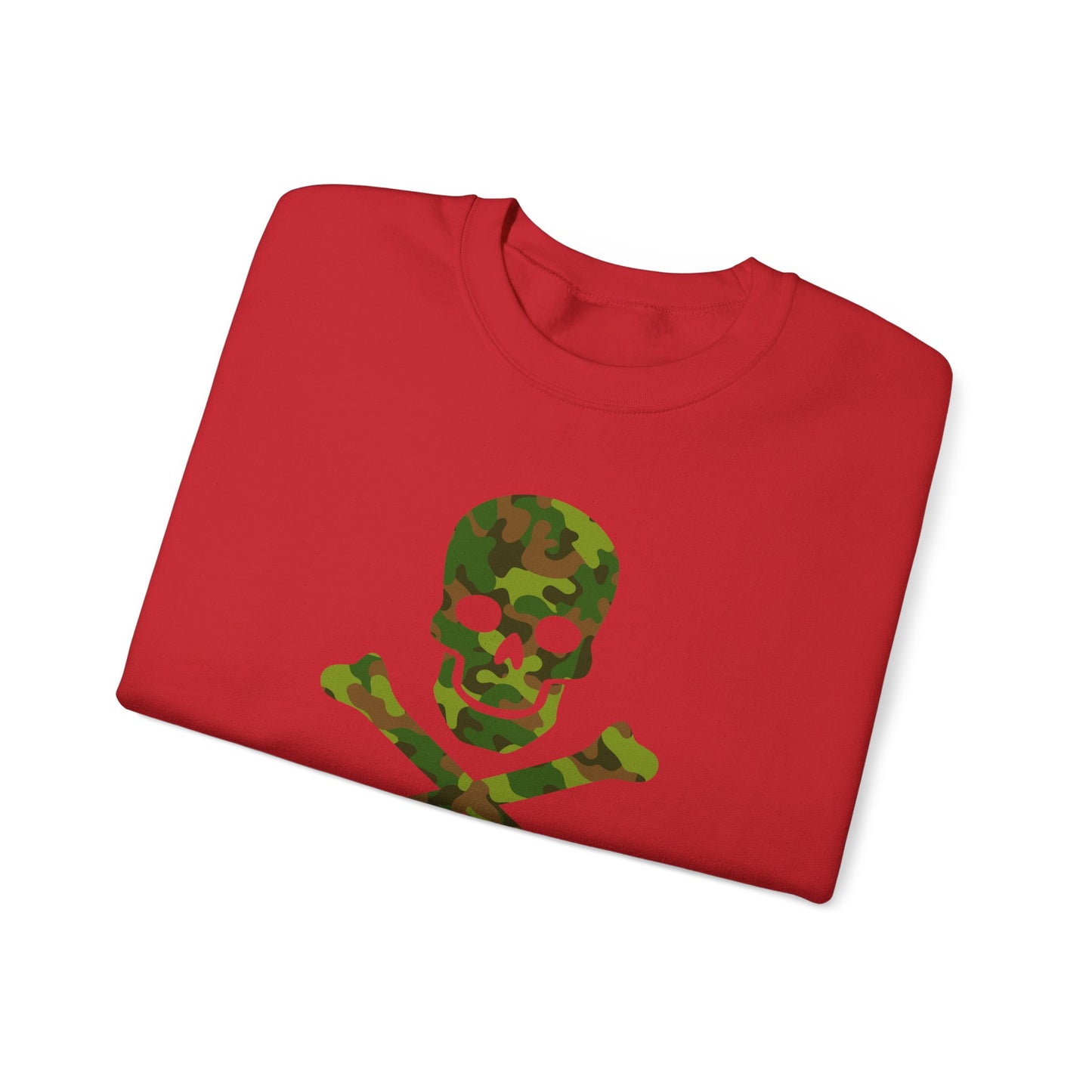 Camo Skull and Crossbones