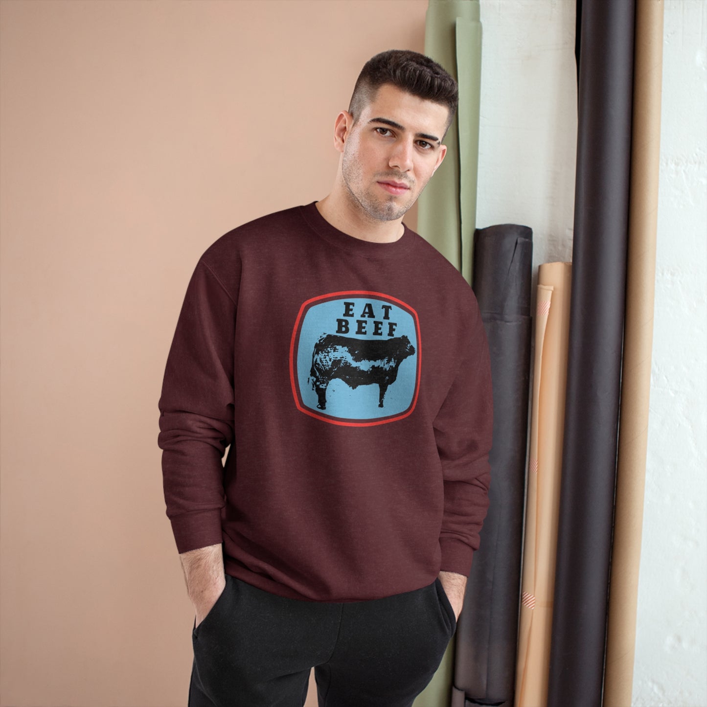 Eat Beef Champion Sweatshirt