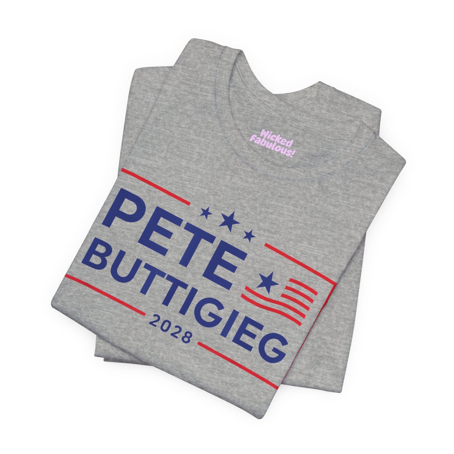 Pete Buttigieg 2028 Unisex Jersey Short Sleeve Tee - Casual Political Statement Shirt
