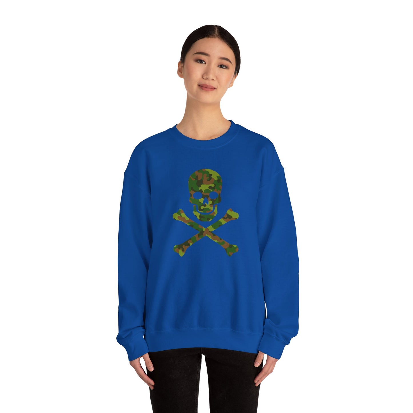 Camo Skull and Crossbones