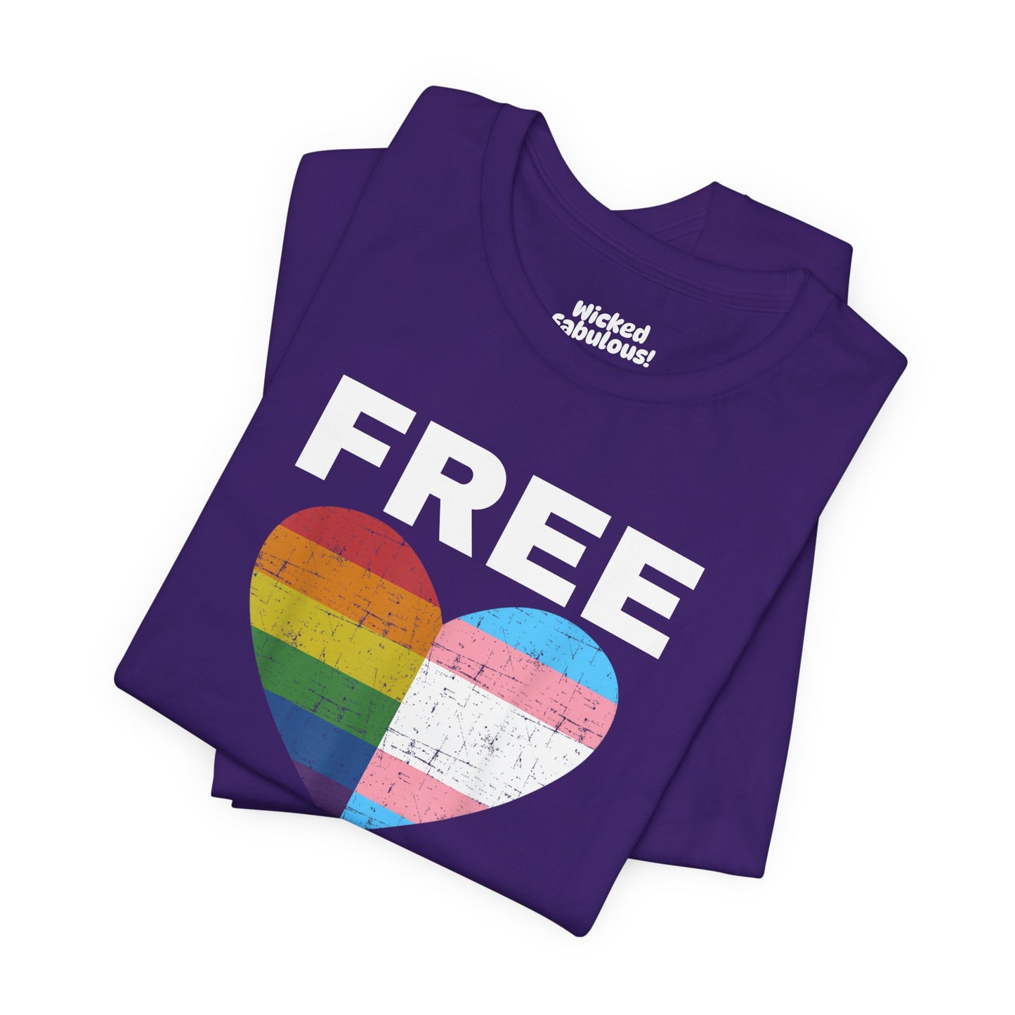 Pride Love Hugs T-Shirt - Unisex Jersey Short Sleeve Tee for LGBTQ+ Support