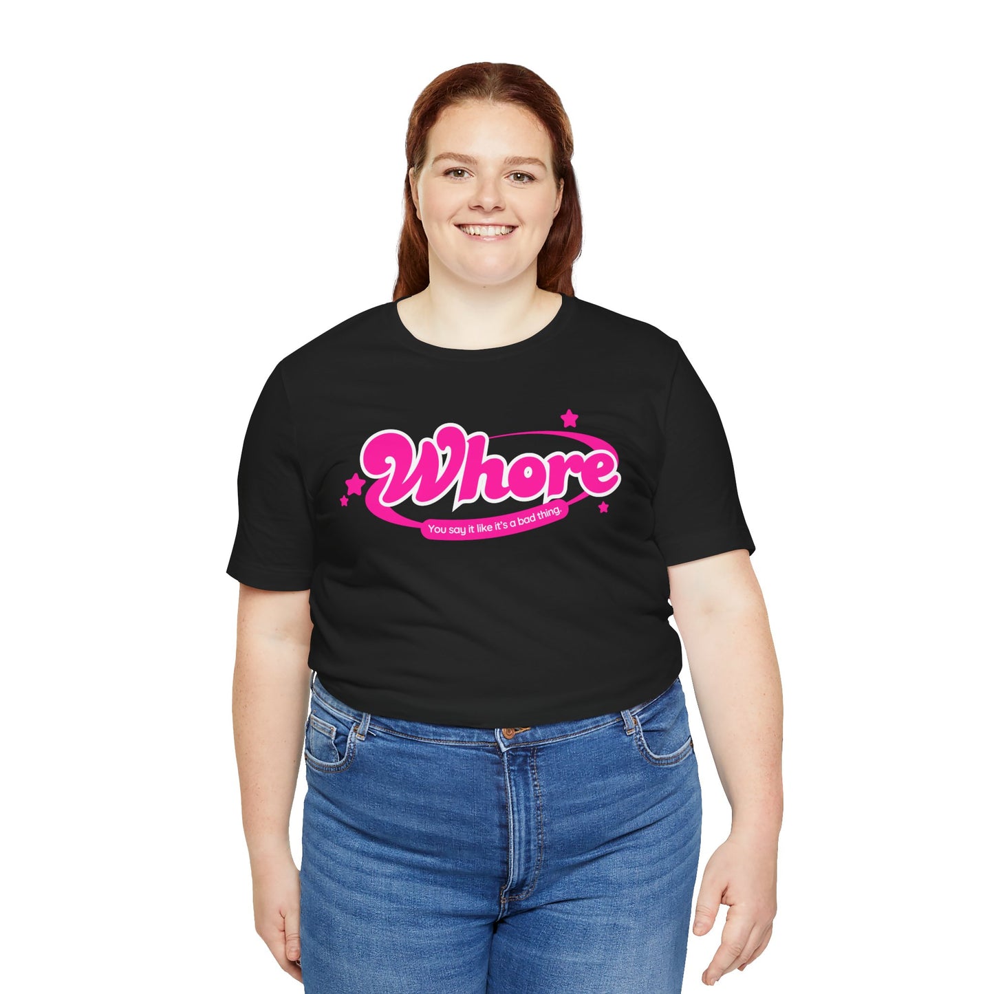 Funny Graphic Tee - "Whore" Statement Shirt for Bold Style