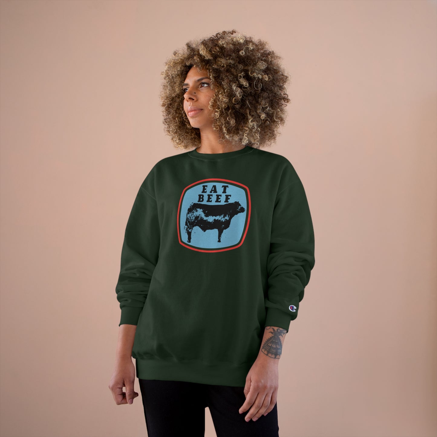 Eat Beef Champion Sweatshirt