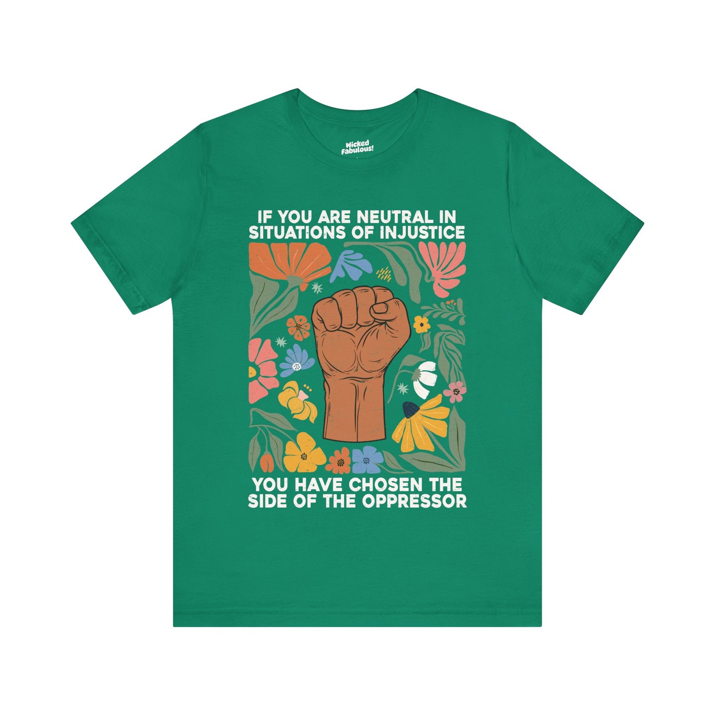 Empowering Unisex Jersey Tee - 'Choose a Side of Justice'