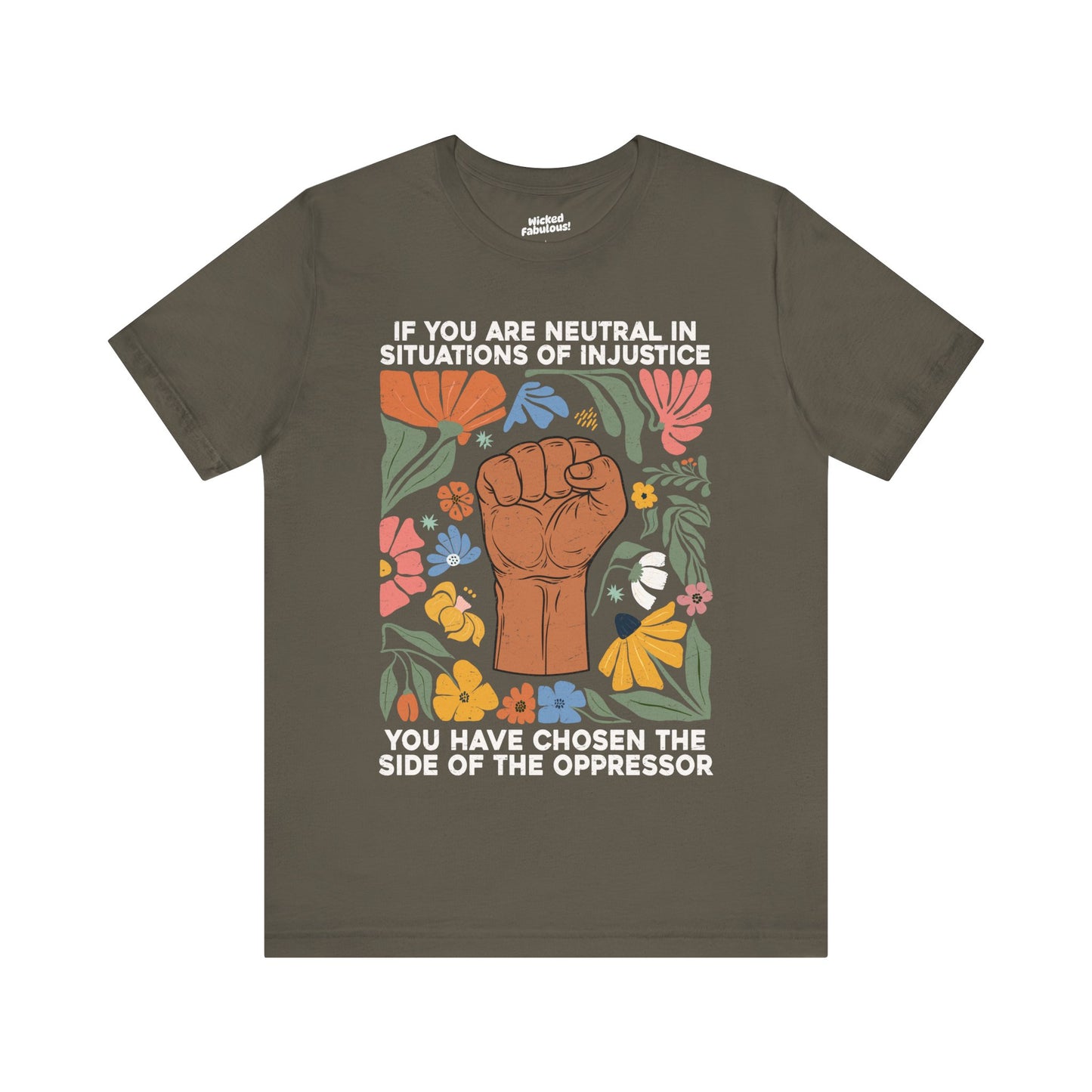 Empowering Unisex Jersey Tee - 'Choose a Side of Justice'
