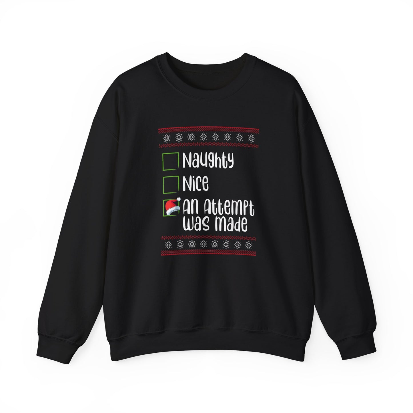 Naughty, Nice, an Attempt Was Made