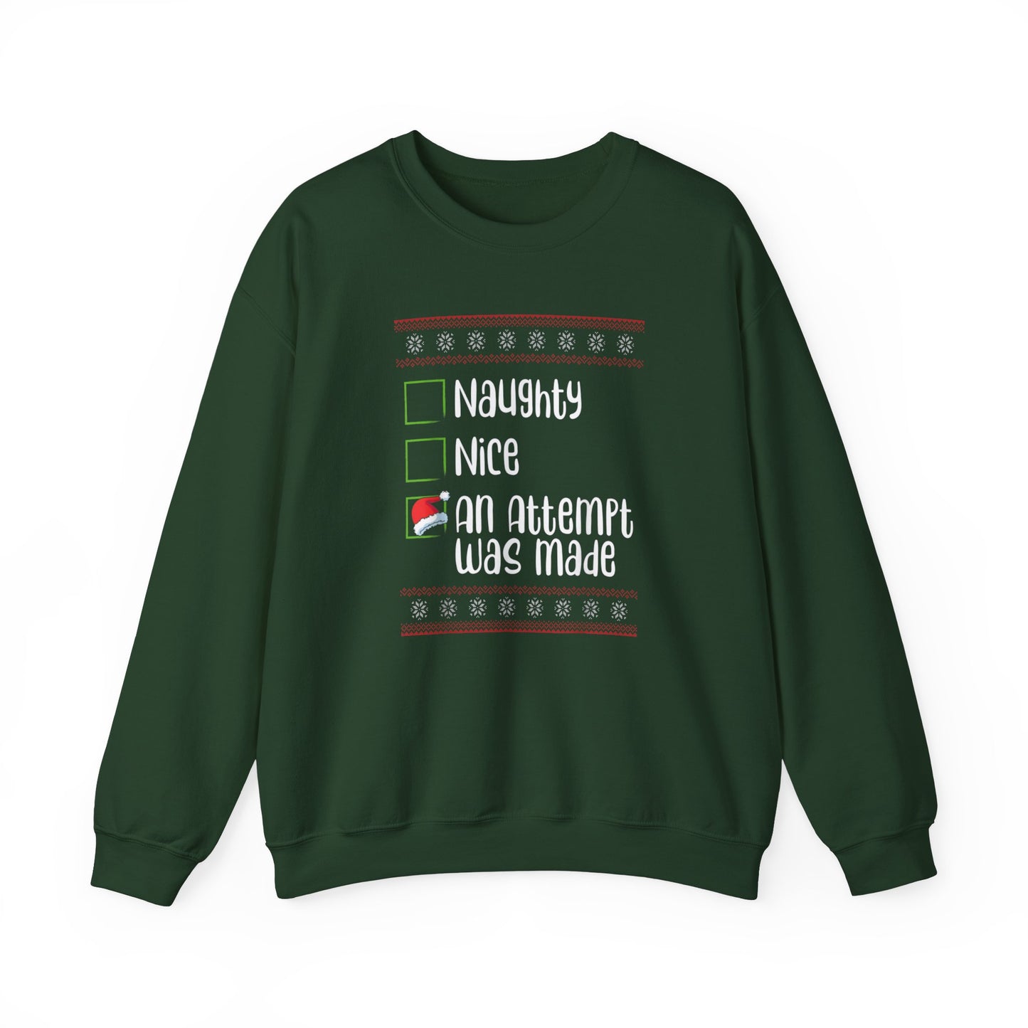 Naughty, Nice, an Attempt Was Made