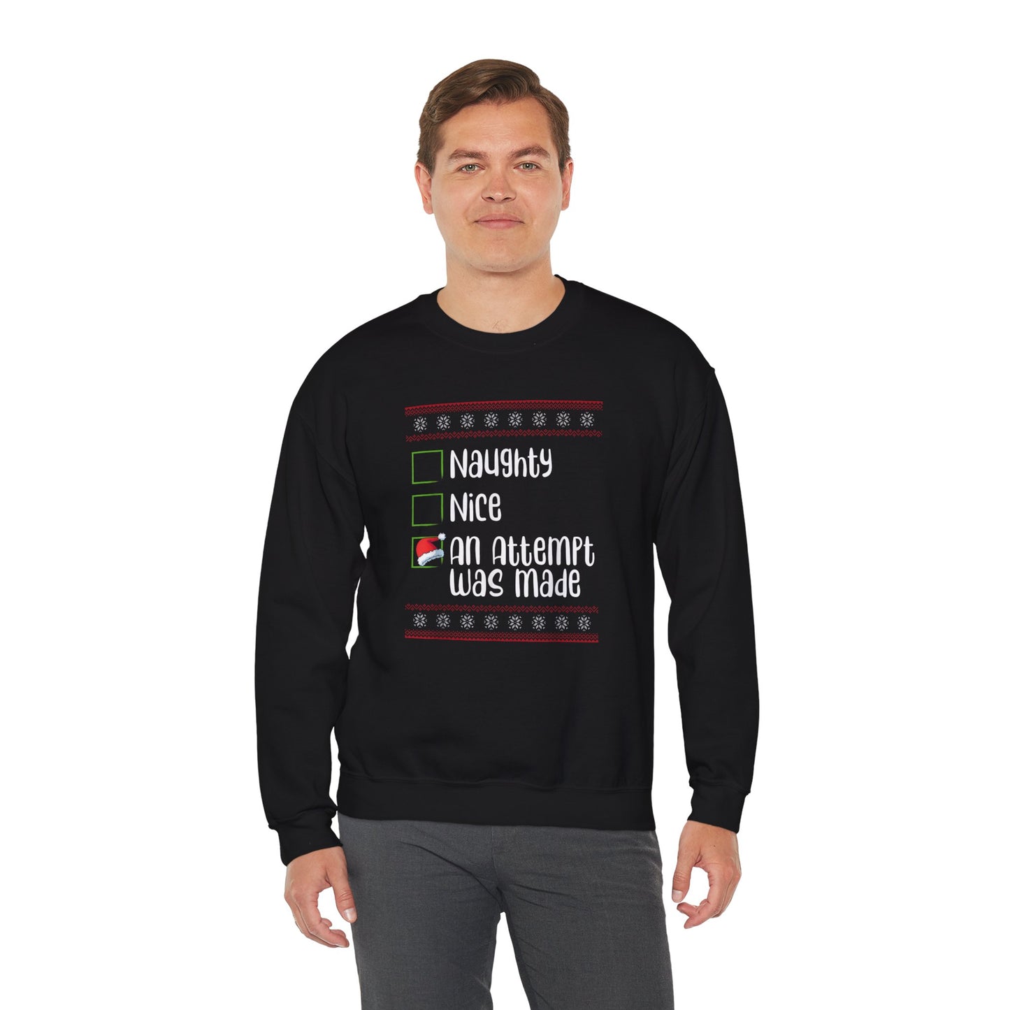 Naughty, Nice, an Attempt Was Made