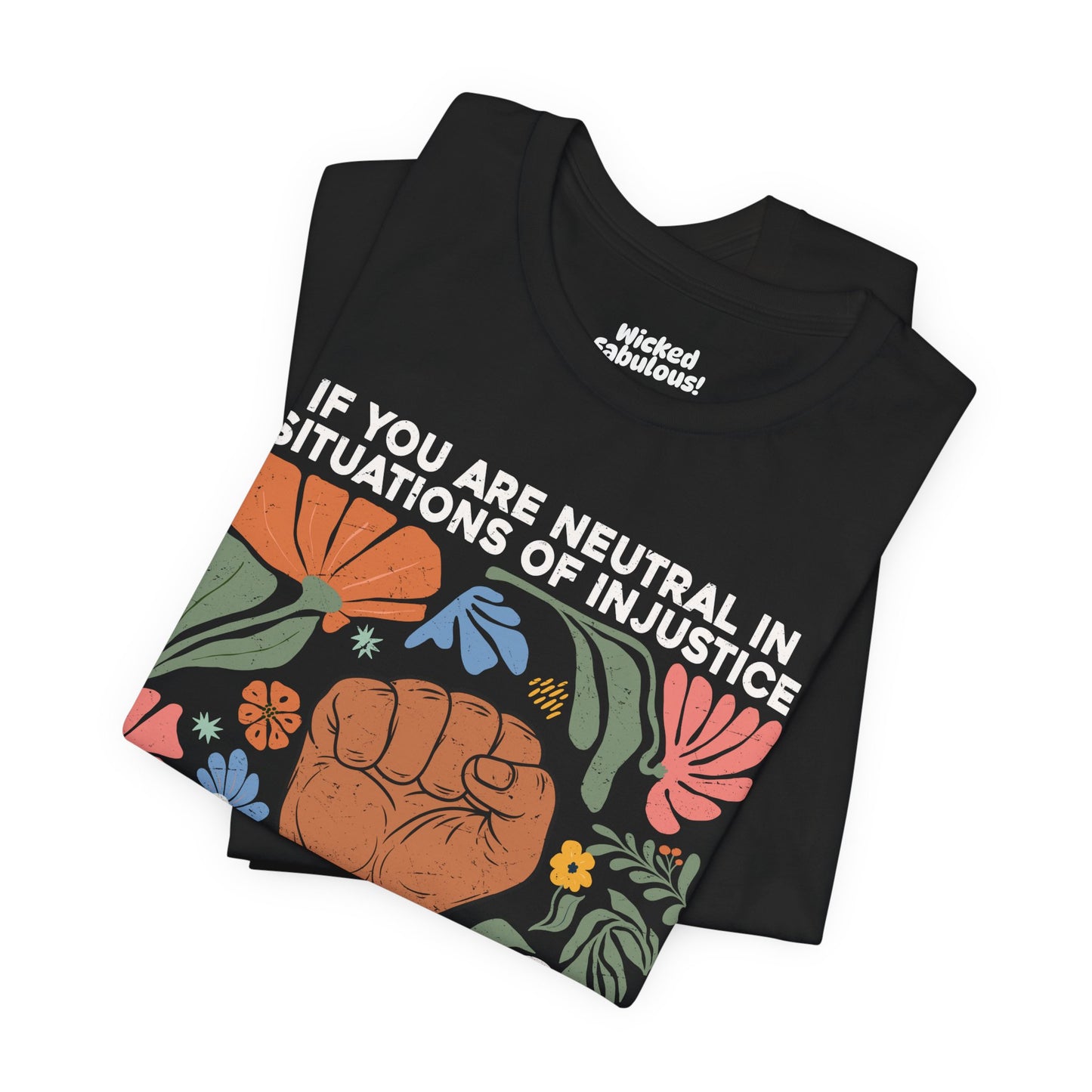 Empowering Unisex Jersey Tee - 'Choose a Side of Justice'