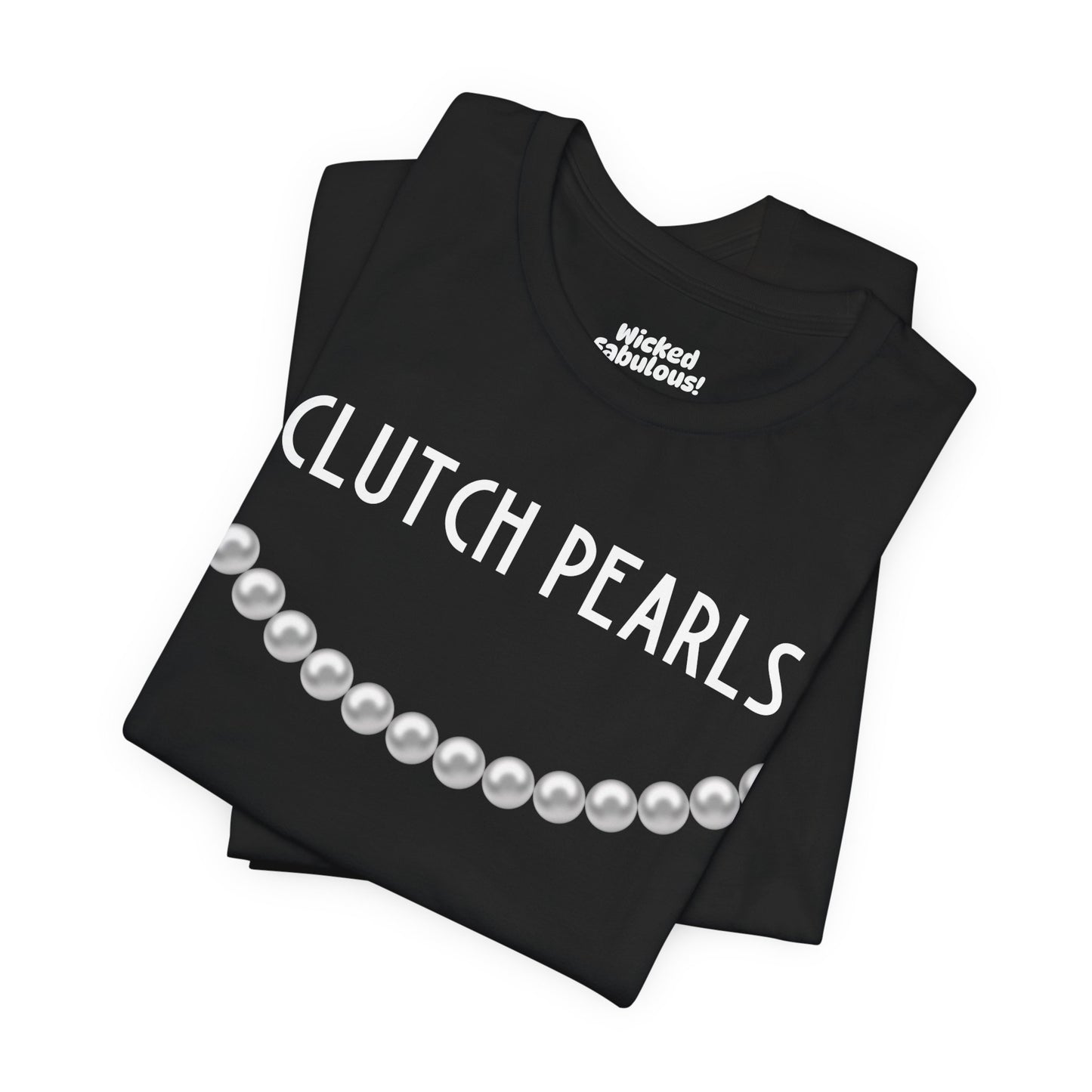 Clutch Pearls Graphic Unisex Jersey Tee - Perfect for Fashion Lovers
