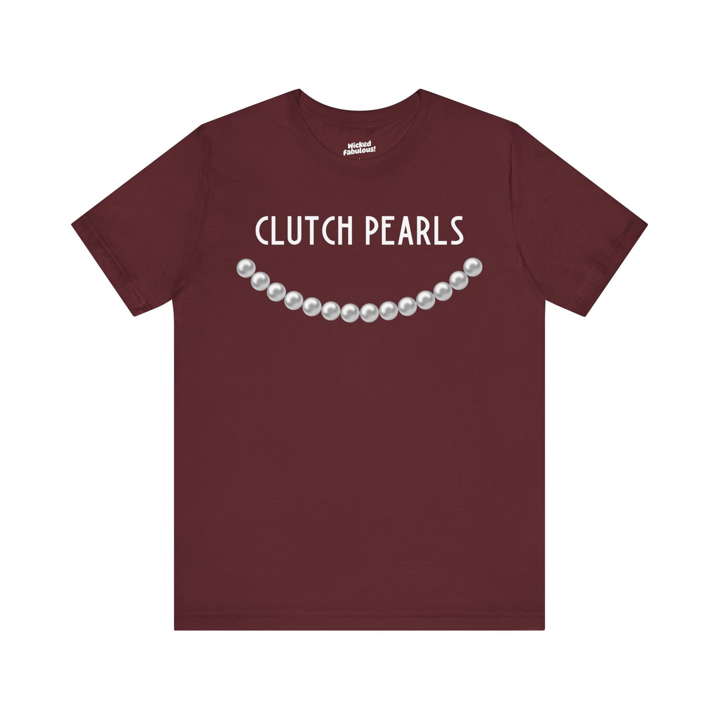 Clutch Pearls Graphic Unisex Jersey Tee - Perfect for Fashion Lovers
