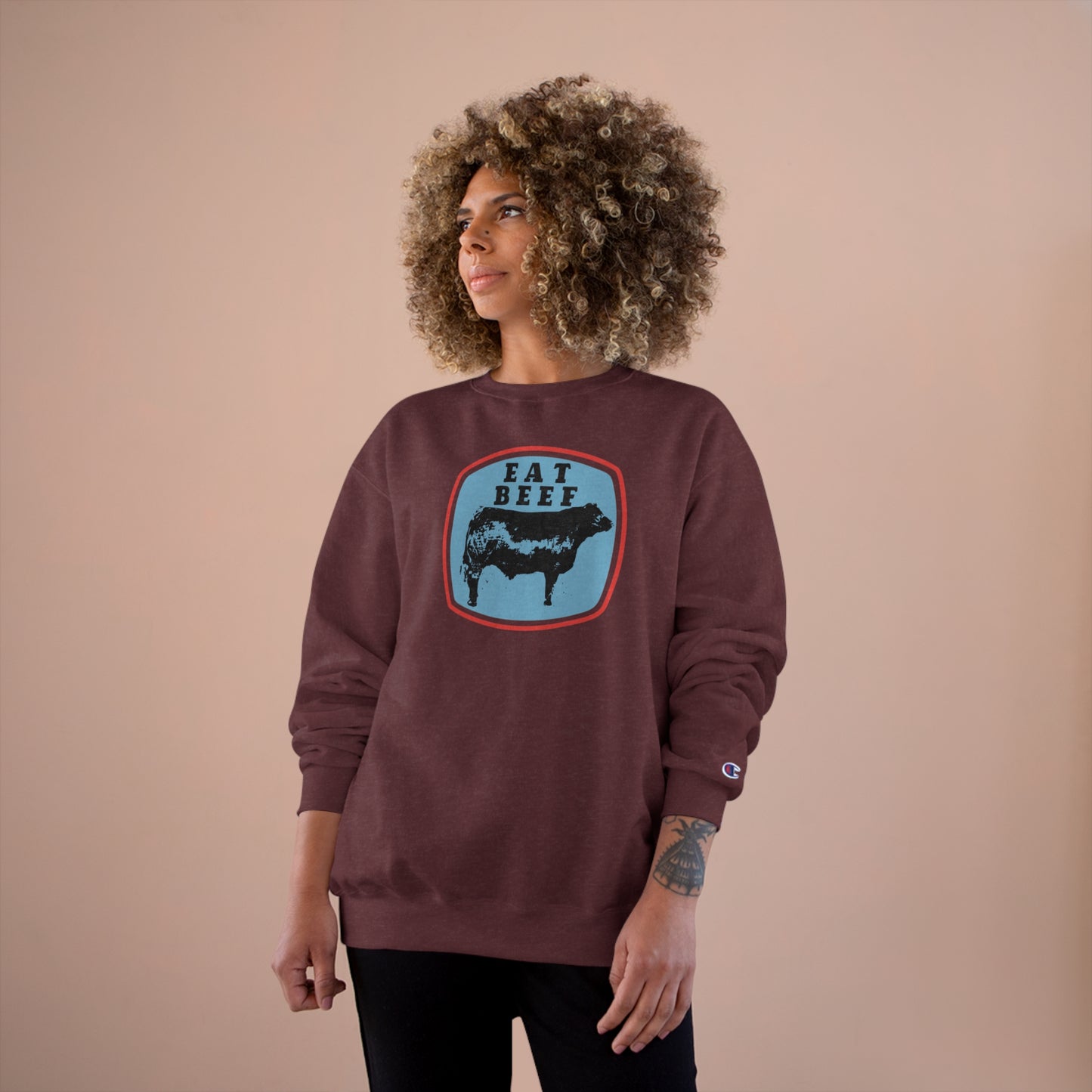 Eat Beef Champion Sweatshirt