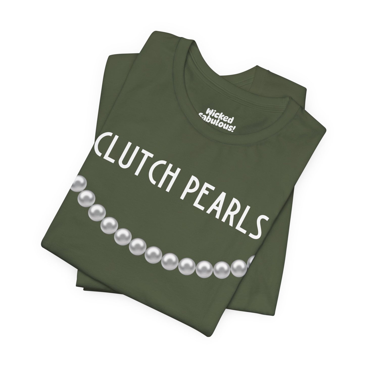 Clutch Pearls Graphic Unisex Jersey Tee - Perfect for Fashion Lovers
