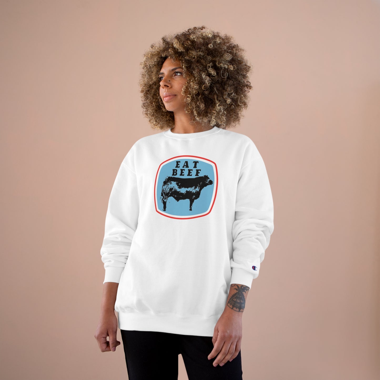Eat Beef Champion Sweatshirt