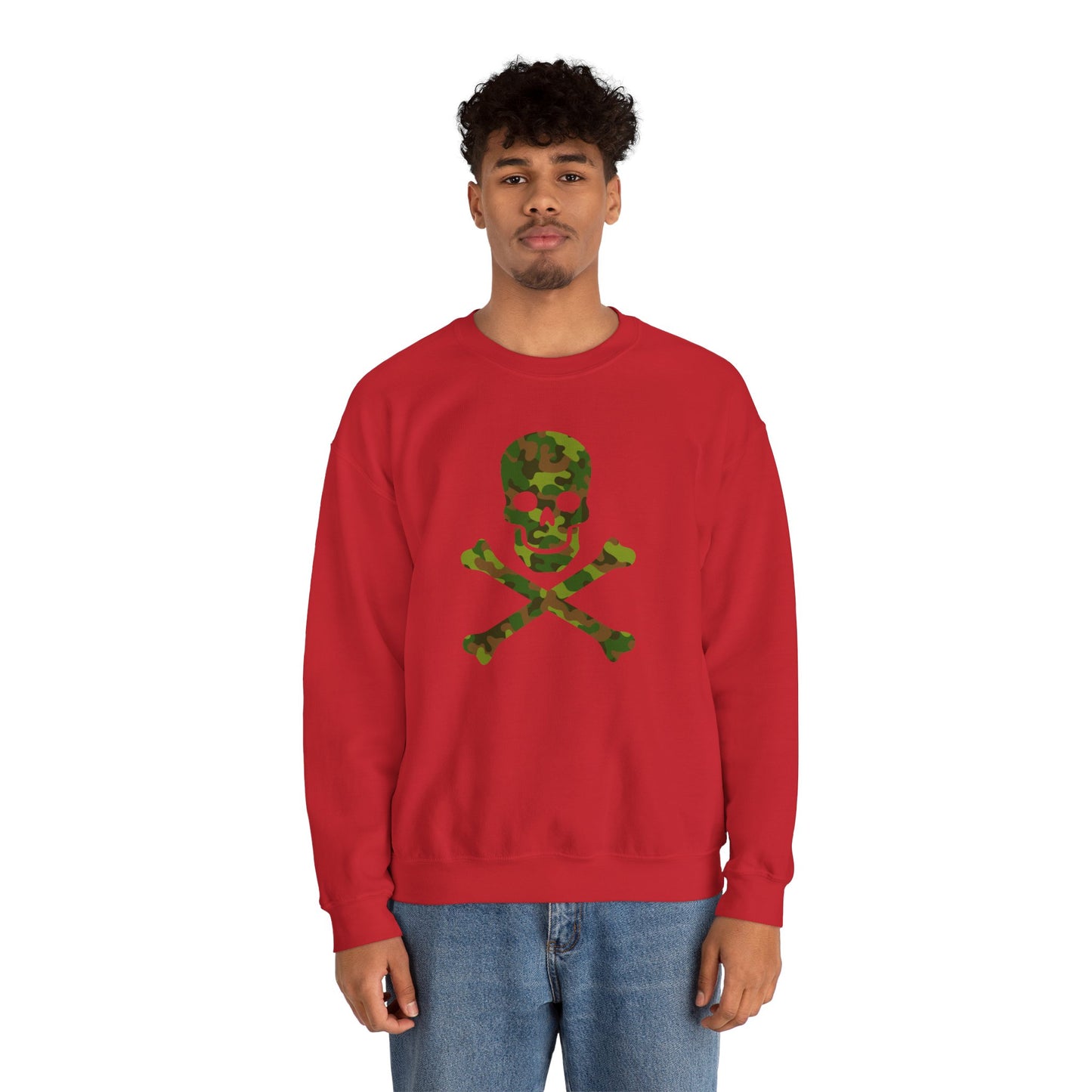Camo Skull and Crossbones
