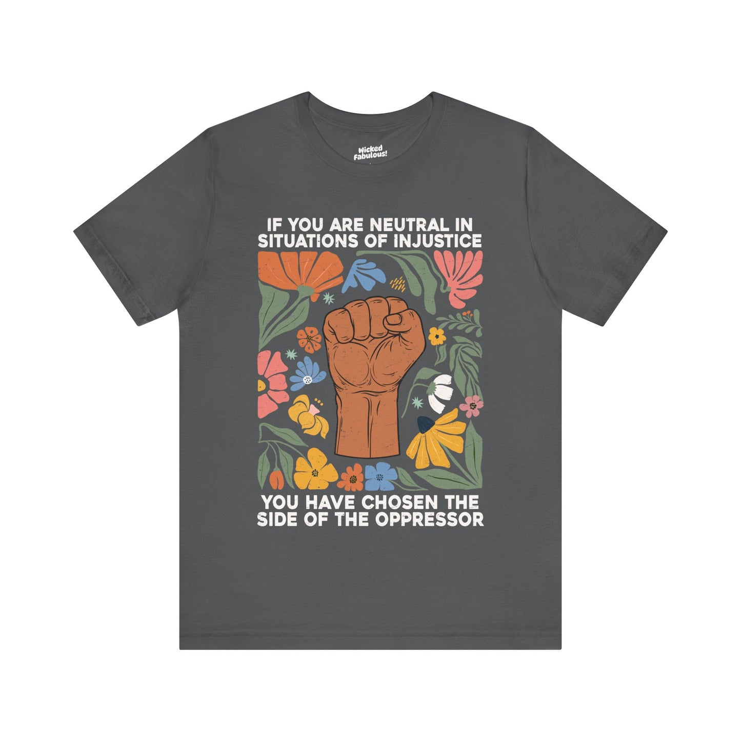 Empowering Unisex Jersey Tee - 'Choose a Side of Justice'