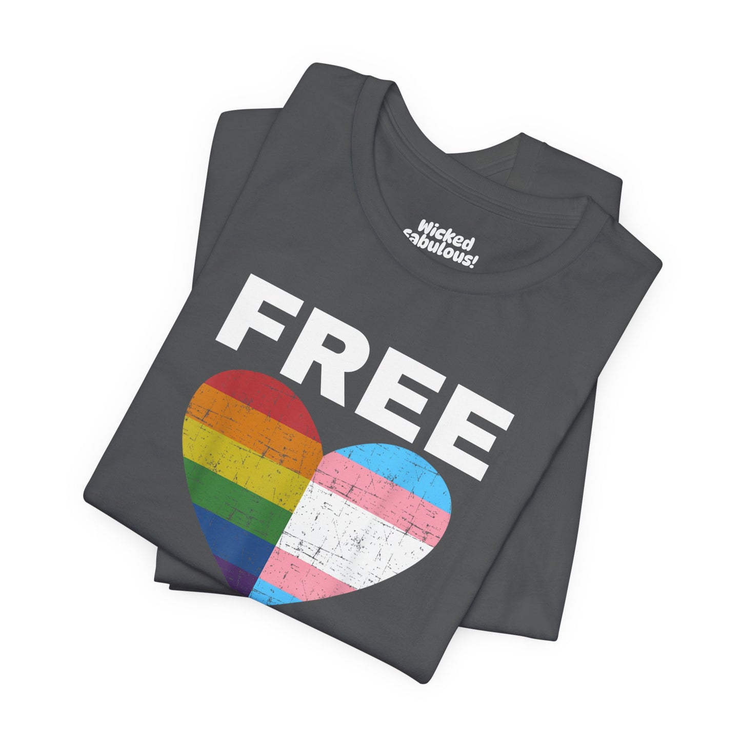 Pride Love Hugs T-Shirt - Unisex Jersey Short Sleeve Tee for LGBTQ+ Support