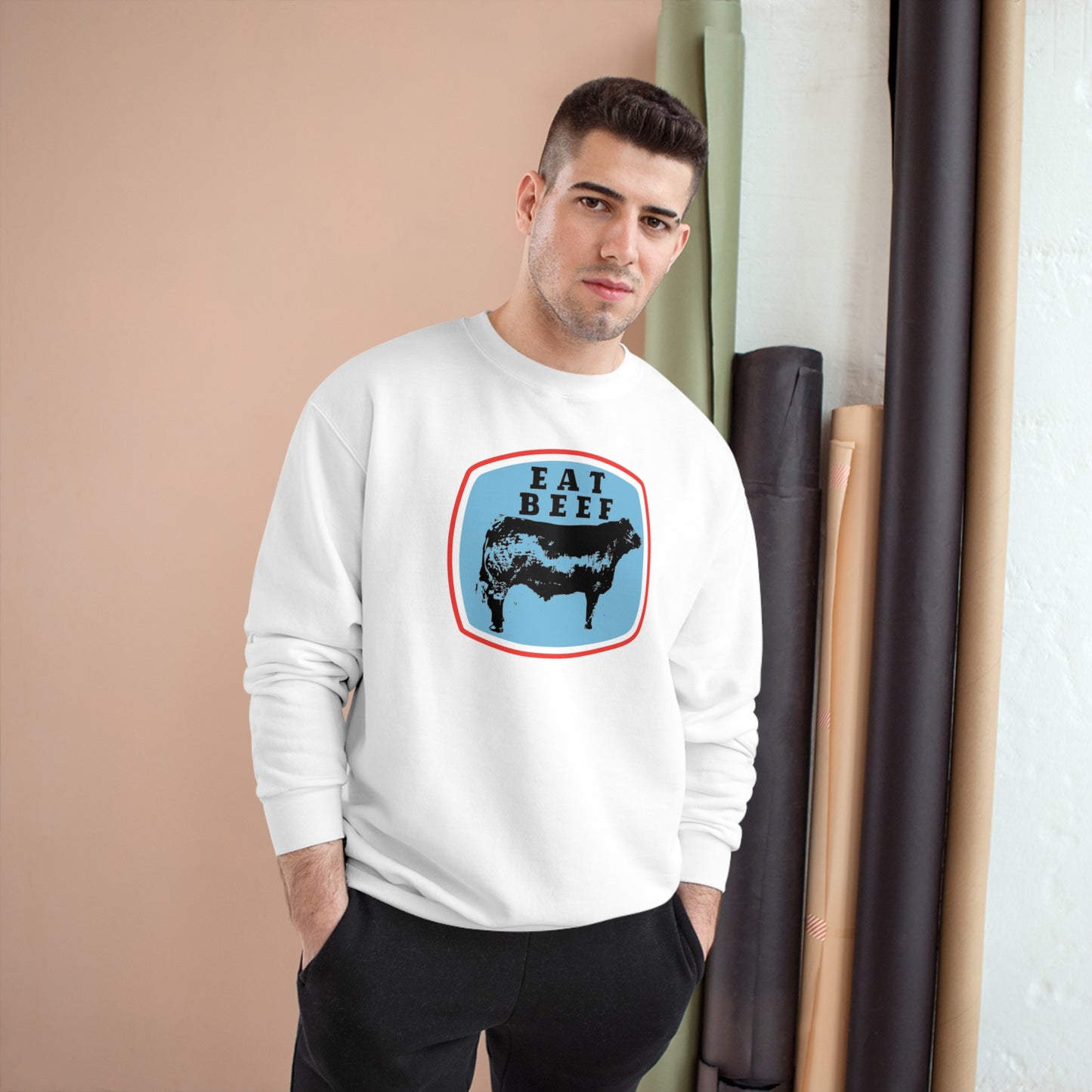 Eat Beef Champion Sweatshirt