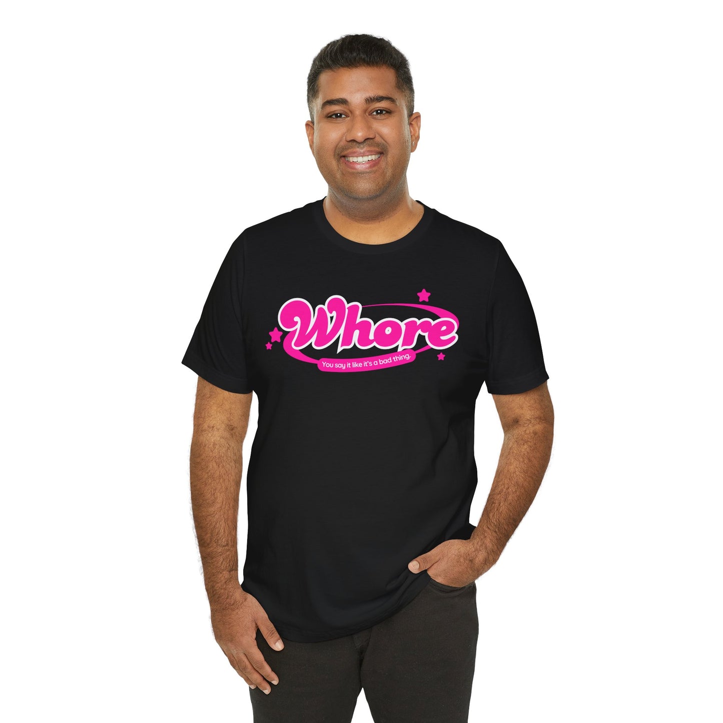 Funny Graphic Tee - "Whore" Statement Shirt for Bold Style