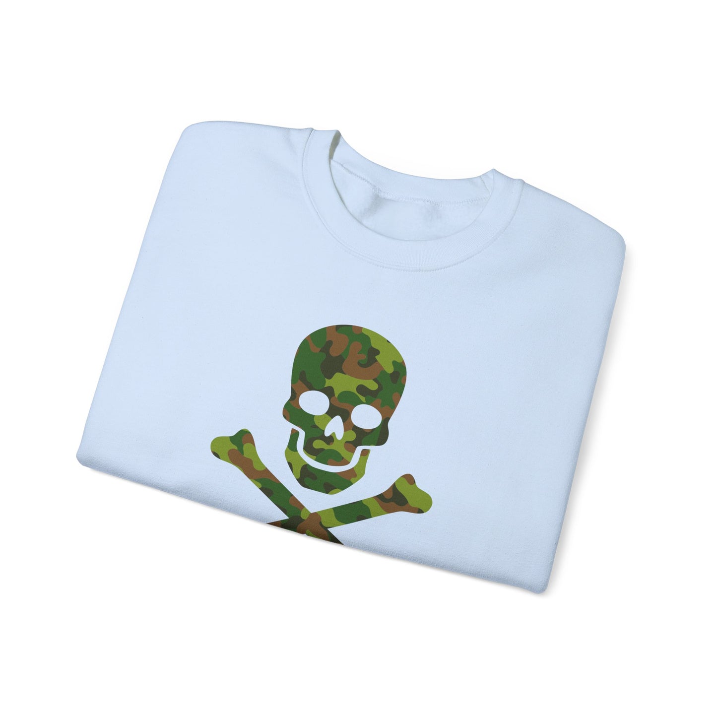 Camo Skull and Crossbones