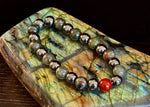 Bloodstone & Hematite Crystal Healing Power Bracelet (Pain Relief)