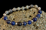 Sodalite & Labradorite Stretch Bracelet – Healing, Intuition & Energy Protection