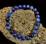 Sodalite Gemstone Bracelet โ Intuition, Truth & Emotional Balance