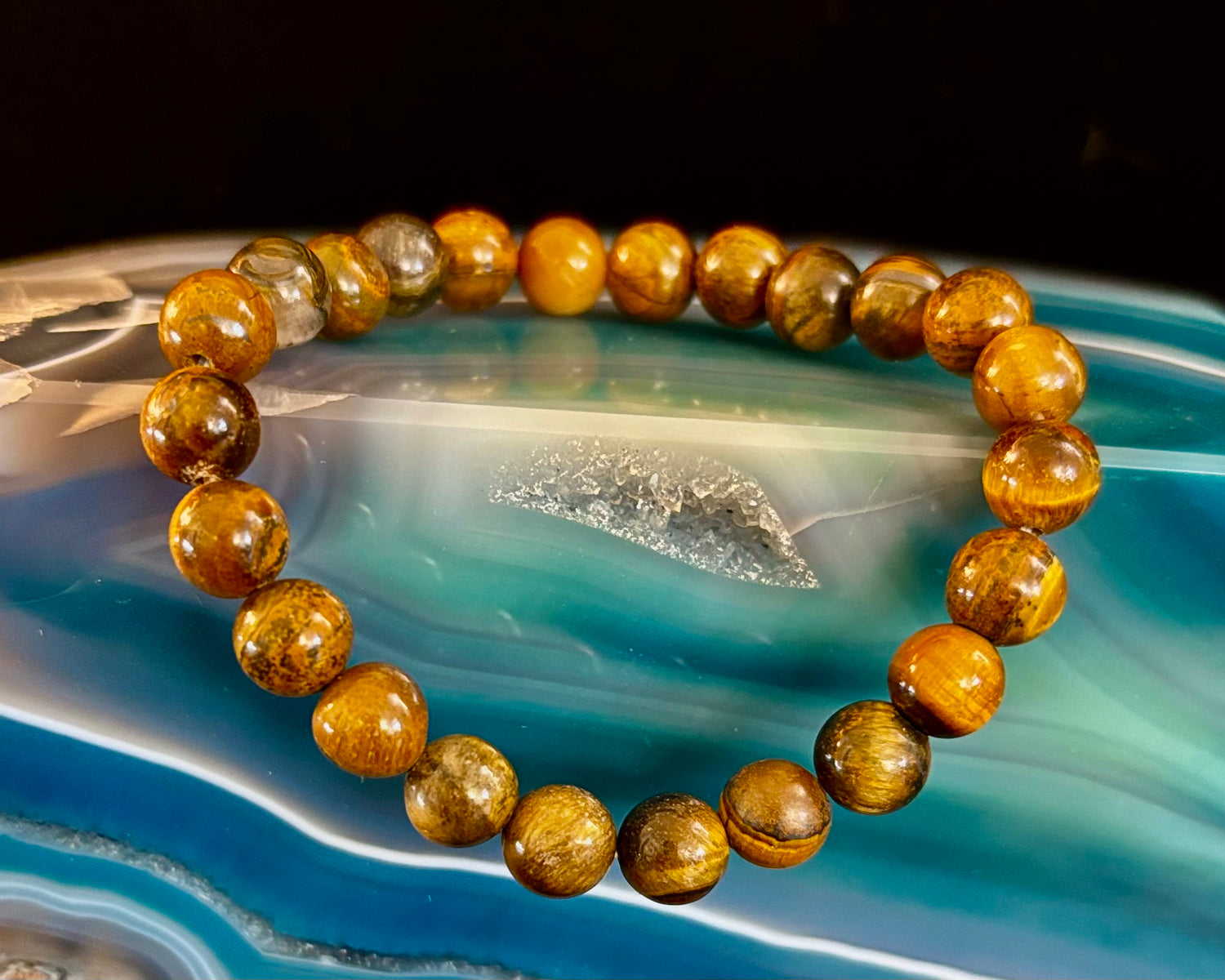 Tiger Iron Bracelet – Strength, Focus & Grounded Power