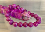 Natural Spodumene (Kunzite) Stone Bead Bracelet
