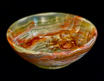 Natural Onyx Stone Bowl – 4” Hand-Carved Decorative Dish