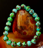 Bohemian Beach Vibes Anti-Anxiety Bracelet – 8mm Calming Beads for Medium Wrists 🌴💆♀️🌊