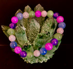 Cosmic Skittles Bracelet – 8mm Rainbow Energy for Balance, Strength & Healing (Small to Medium Wrists)