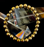 Golden Hematite Healing Bracelet – Strength • Confidence • Balance (8mm or 10mm, Medium Wrists)