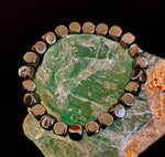 Hematite Cube Beaded Bracelet | Grounding Energy & Balance | Unisex 7.8mm Stretch Fit