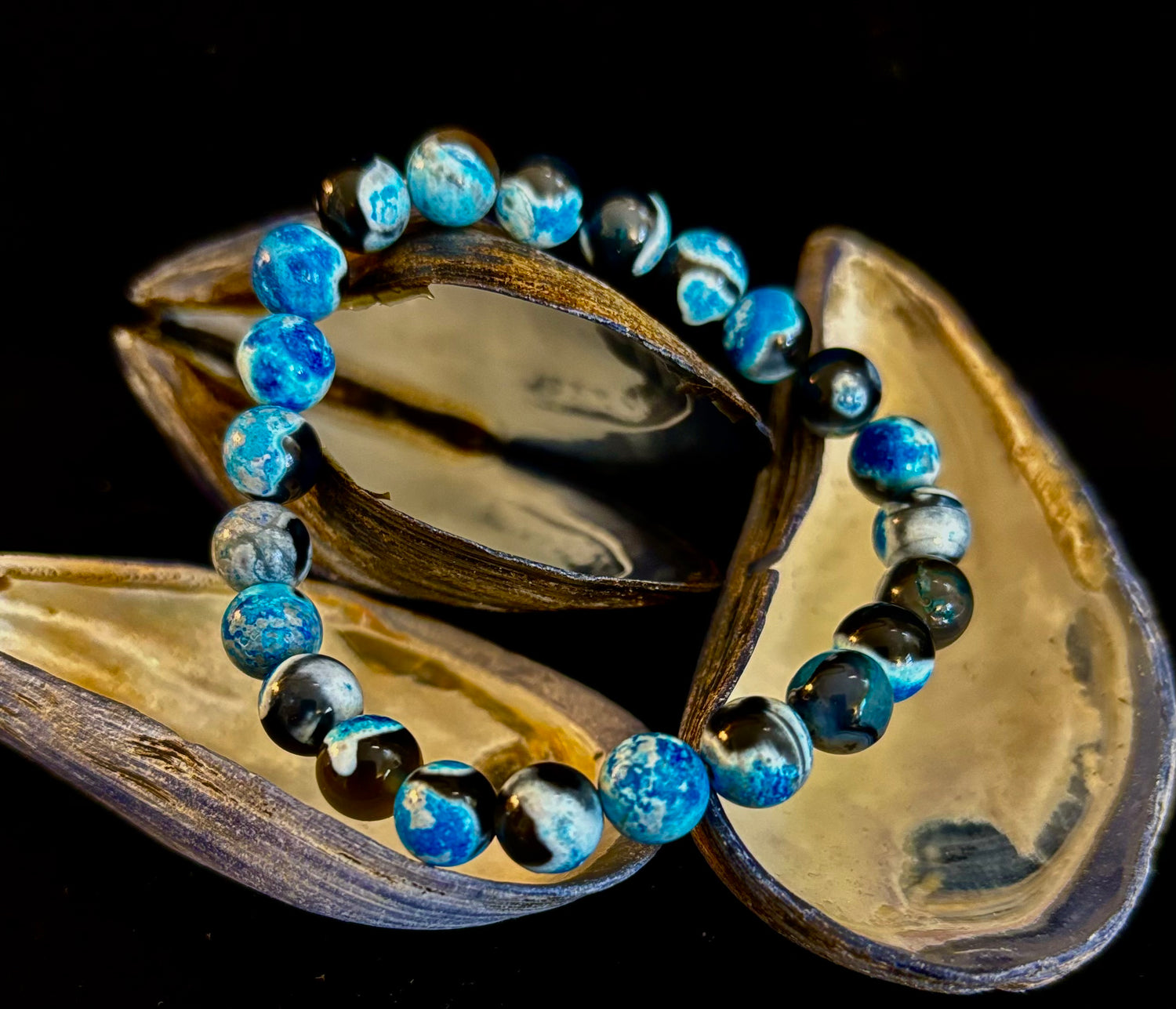 Memory & Focus Bracelet | Natural Bluestone Healing Bracelet for Clarity and Calm