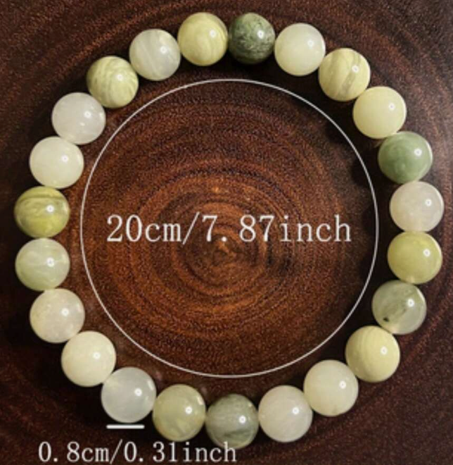 Green Jade Energy Bracelet – Emotional Healing & Spiritual Balance