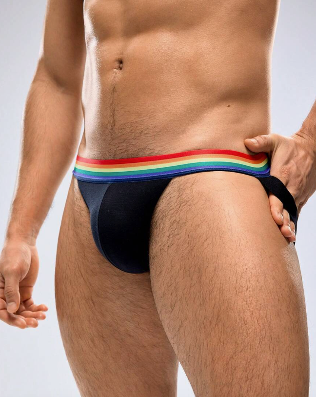 🍑 Pride Rainbow Jockstrap – Serve Confidence from Every Angle