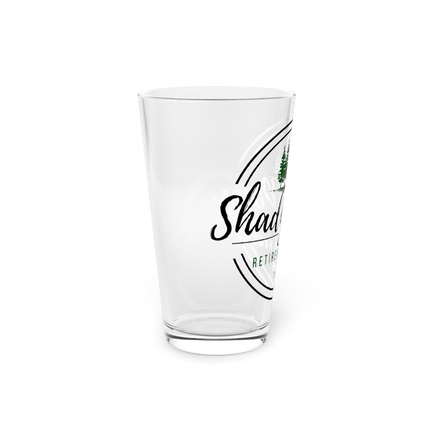 Shady Pines - Pint Glass, 16oz - Wicked Naughty Apparel