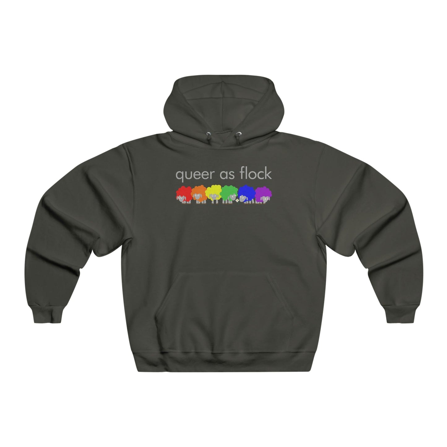 Queer as Flock - NUBLEND® Hooded Sweatshirt - Wicked Naughty Apparel