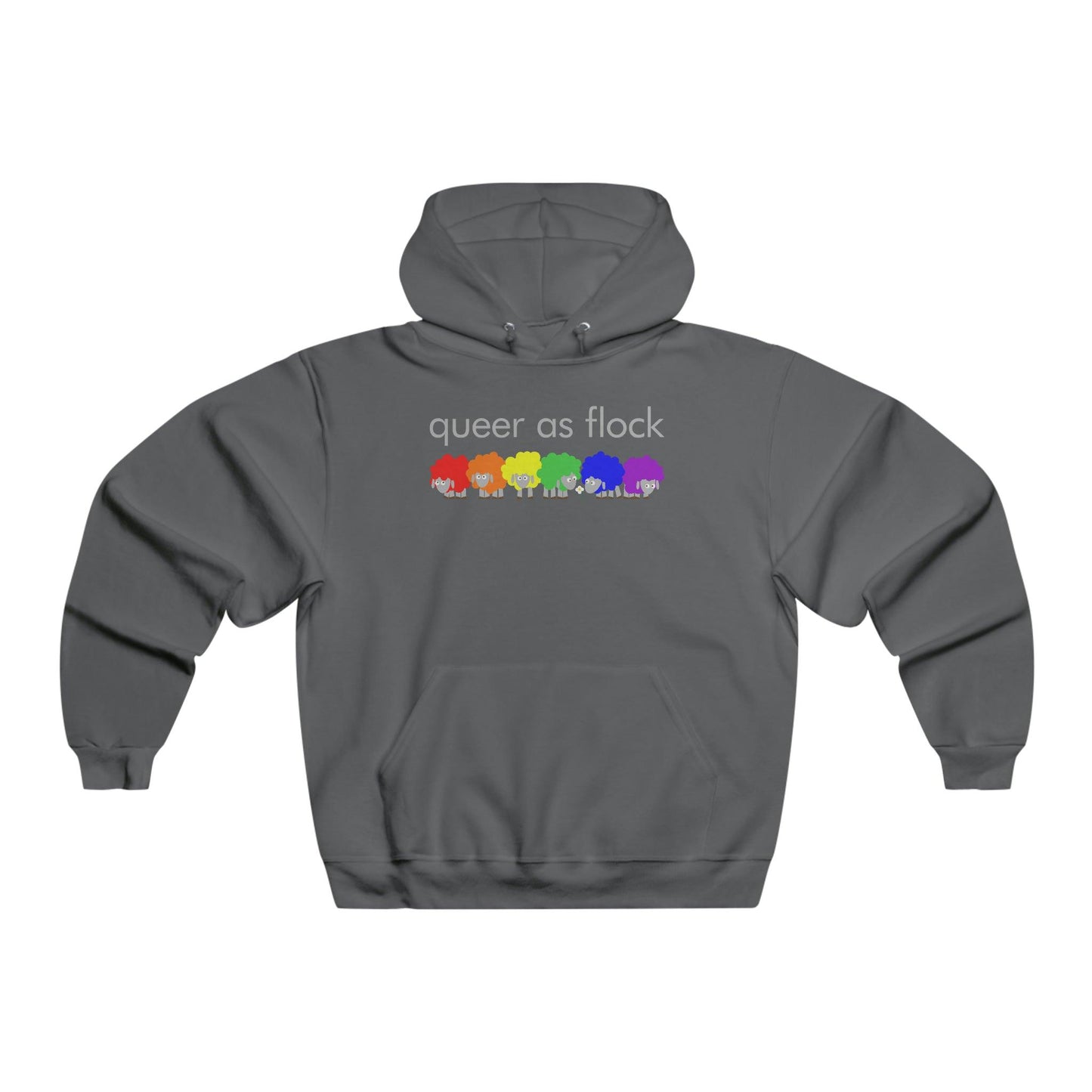 Queer as Flock - NUBLEND® Hooded Sweatshirt - Wicked Naughty Apparel