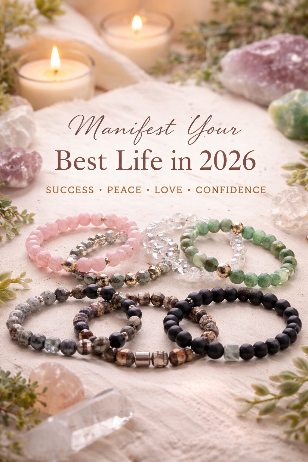 Manifesting Success, Peace, Love & Confidence in 2026 — One Bracelet at a Time