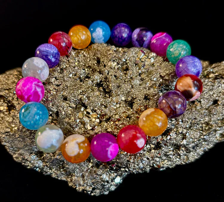 The Mystical Beauty and Healing Power of Rainbow Dragon Vein Agate