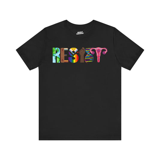 Empowerment RESIST Unisex Tee - Celebrate Diversity and Inclusion