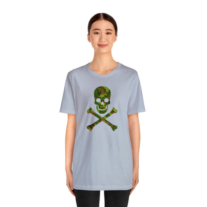 Camo Skull and Crossbones