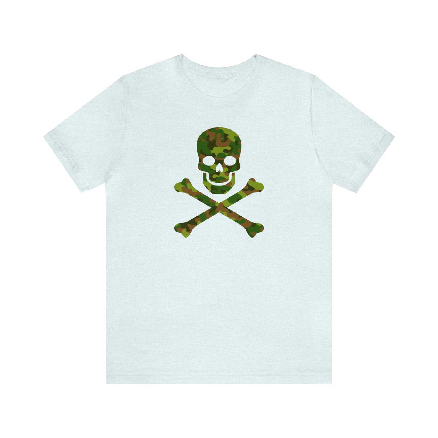 Camo Skull and Crossbones