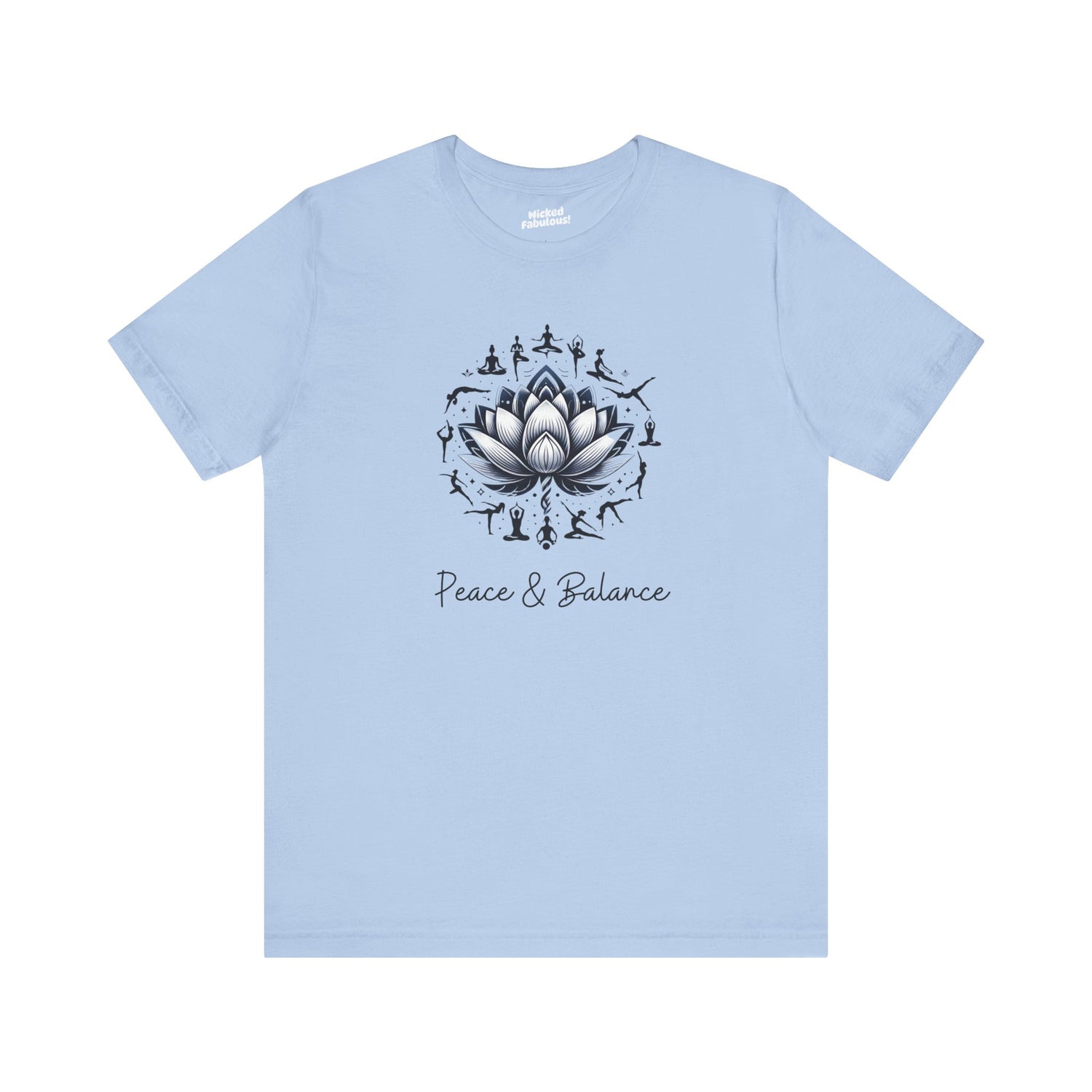 Sacred Lotus Yoga T-Shirt | Zen-Inspired Spiritual Tee