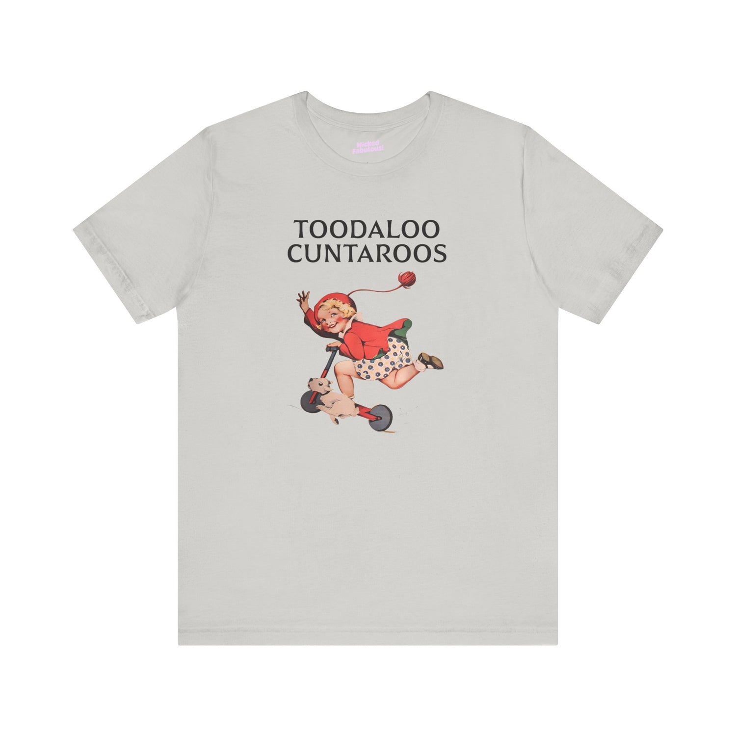 Playful Retro Graphic Tee - 'Toodaloo Cuntaroos'