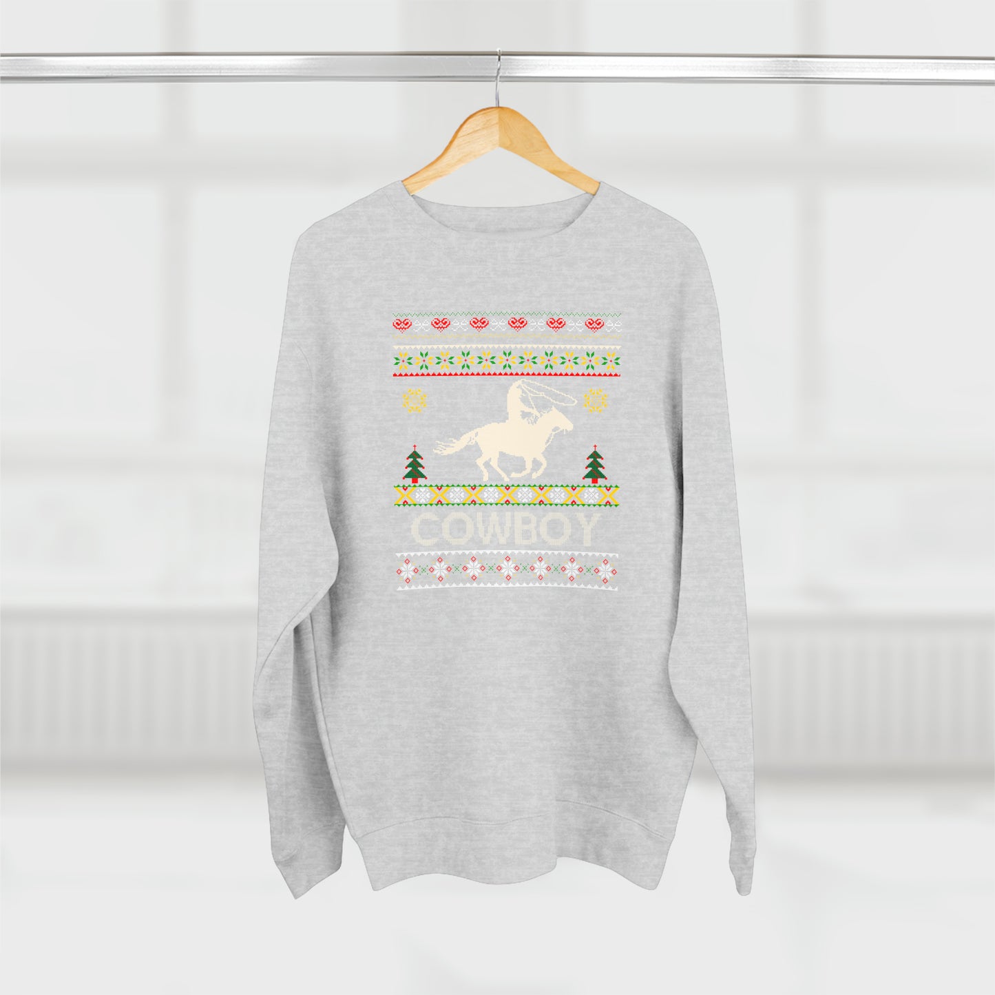 Cowboy Ugly Christmas Sweatshirt