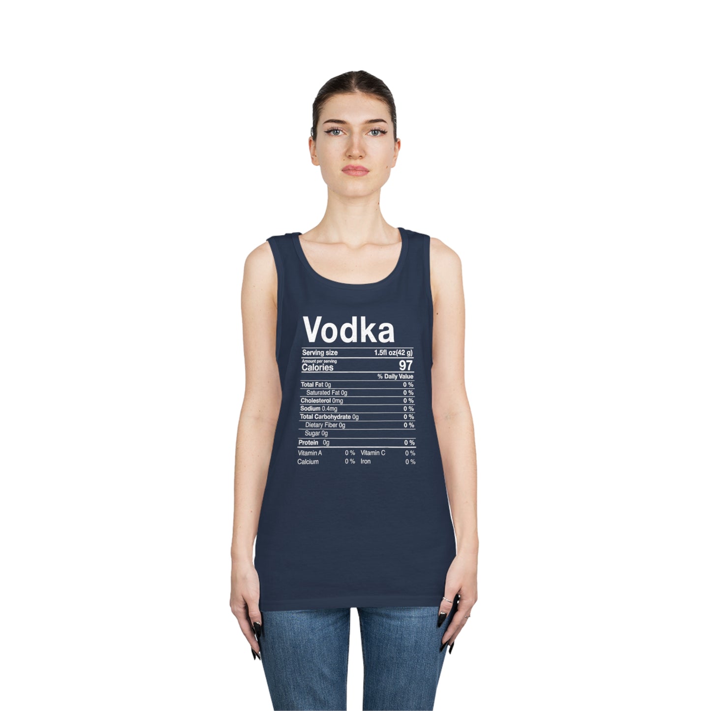 Vodka Nutritional Label